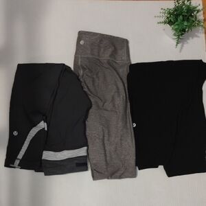 lululemon athletica Bundle Women's size 2. 2 Pair of Capris & 1 Pair of Leggings